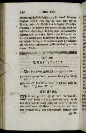 Auf den Charfreytag.