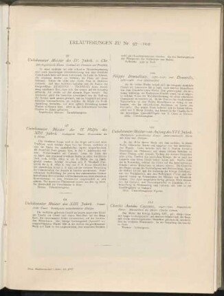 Erläuterungen zu Nr. 97 - 102: