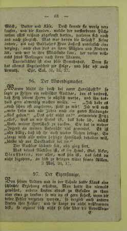 97. Der Eigensinnige