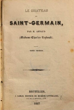 Le chateau de Saint-Germain, 2