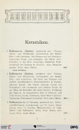 Keramiken (Nr. 1-294)