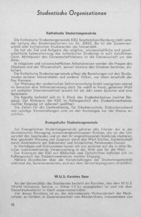 Studentische Organisationen