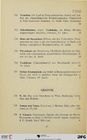 Graphik (Nr. 718-746)