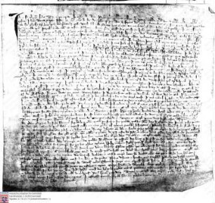Dornheim: Transumtium super venditione bonorum in Dornheim facta a Gerhardo Groyse et Jutta uxore sua Capitulo ecclesie Moguntie
