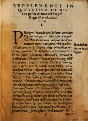 De rebus gestis Alexandri Magni : Libri 10