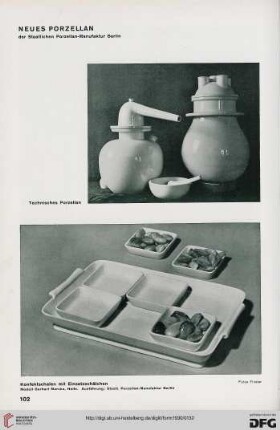 5: Neues Porzellan der Staatlichen Porzellan-Manufaktur Berlin
