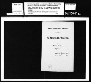 Kuhn, Maria (*26.05.1904 in Stuttgart-Feuerbach); Näherin; ausgesch.: 1938