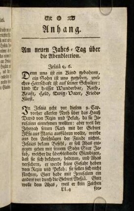 535-542, Am neuen Jahrs-Tag ueber die Abendlection