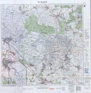 Reichskarte: (4cm-Karte) Der Spreewald