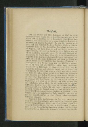 Boykott.