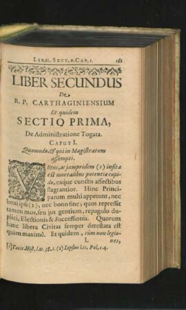 Caput I. Quomodo, & qui in Magistratum assumpti.