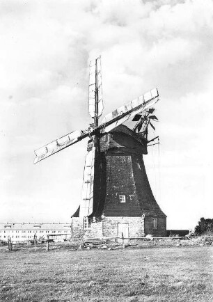 Kühlungsborn. Brunshöver Möhl, Erdholländer, Baujahr 1870/75, Ansichtskarte