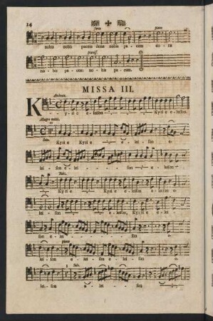 14-30, Missa III. - Missa IV.