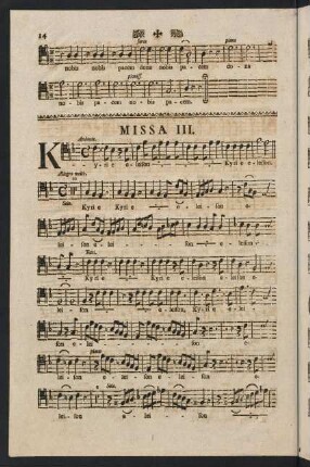 14-30, Missa III. - Missa IV.