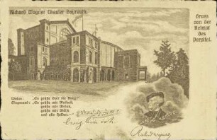 Gruss von der Heimat des Parsifal - Richard Wagner Theater Bayreuth.