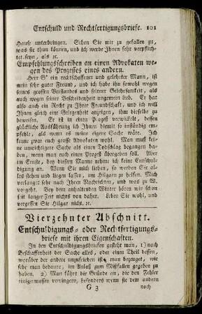 Vierzehnter Abschnitt. - Siebenzehnter Abschnitt.