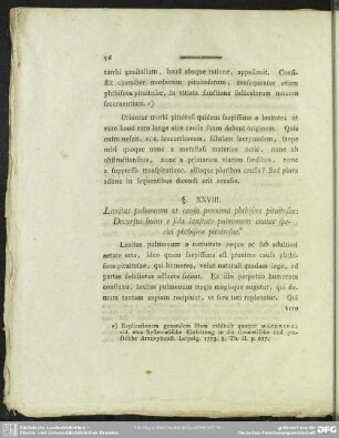 §. XXVIII. Laxitas pulmonum ut causa proxima phthiseos pituitosae: Decursus huius e sola laxitate pulmonum enatae speciei phthiseos pituitosae