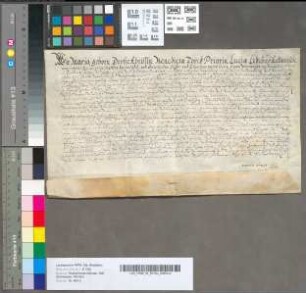 Maria Droste, Äbtissin, Benedicta Torck, Priorin, Lucia Ledebur, Kellnersche, und sämtliche Kapitularjungfern des Stifts Überwasser zu Münster bezeugen, dass sie eine jährliche Rente in Höhe von 15 Reichstaler 28 Schillinge an den Vikar zu St. Jacobi Apostoli im Stift Überwasser gegen eine Hauptsumme in Höhe von 300 Reichstaler verkauft haben. Die Rente wird bezahlt aus den eigentümlichen Gütern des Stifts Überwasser, nämlich der Behausung in der Rosenthaler Stegge. Als Unterpfand dient das klösterliche Gut zu Kocklenborg gelegen im Kirchspiel Überwasser außerhalb der Stadt Siegelankündigung und Unterschriften der Aussteller Rückseitig Vermerk über die Einlösung der Rentverschreibung vom 29. Mai 1756