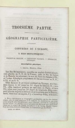 Contrées de l'Europe