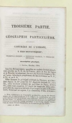Contrées de l'Europe
