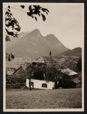 Hofmannsthals Sommerfrische-Aufenthalt, Haus in Aussee, Obertressen 6, von oben