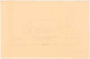 Garten Allinger, Berlin-Dahlem: Haus Allinger: Straßenseite 1:50