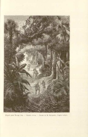 Départ pour Muong Lim. - Chemin creux
