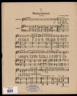 Weihnachtslied (op. 13)