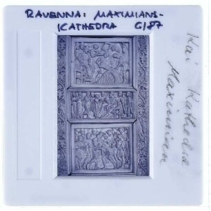 Ravenna, Erzbischöfliches Museum,Ravenna, Maximianskathedra