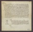 Vidimus über einen Revers des Ritters Walther von Andela vom 24.08.1419, Breisach, die markgräfliche Grundruhgerechtigkeit betreffend