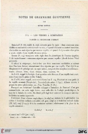 40: Notes de grammaire égyptienne