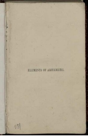 The Elements of Arithmetic