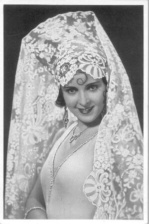Jenny Jugo als Rosita im Stummfilm "Die Schmugglerbraut von Mallorca" von Hans Behrendt. Ufa, 1929