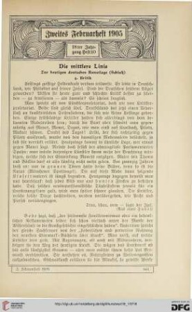 Heft 10 (2. Februarheft 1905)