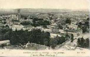 Ansicht von Soissons vor dem Krieg