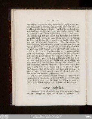 Doctor Dieffenbach.