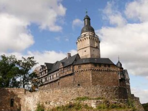 Burg Falkenstein im Harz : Die Burg Falkenstein bei Meisdorf im Harz ist heute Museum, aufgenommen 2007