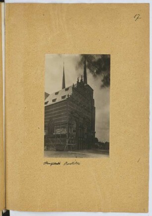 Dom, Roskilde: Ansicht (aus: Skizzen- und Fotoalbum 10)