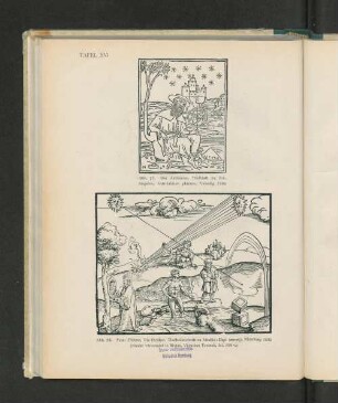 Tafel XVI Abb. 27. Der Astronom. Titelblatt zu Joh. Angelus, Astrolabium planum, Venedig 1494