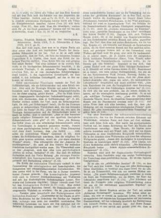 435-440 [Rezension] Lipsius, Friedrich, Kritik der theologischen Erkenntnis