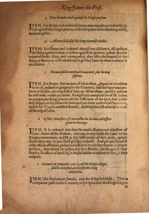 The laws and actes of parliament maid by King James the first and his successours