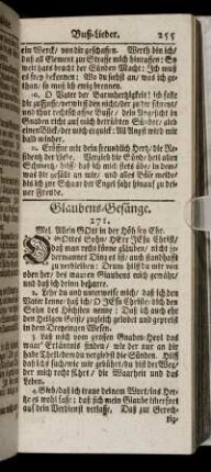 Glaubens-Gesänge.
