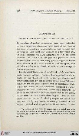 Chapter XI: Spartan tombs and the cultus of the dead