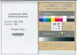 Entnazifizierung Erich Flender , geb. 30.07.1902 (Gastwirt)
