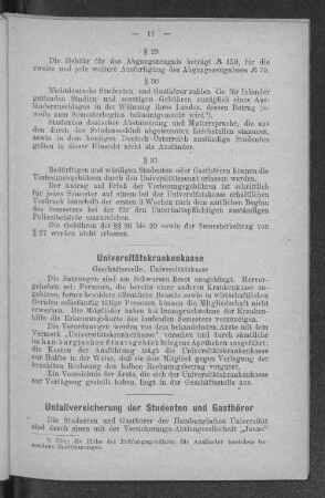 Unfallversicherung der Studenten und Gasthörer