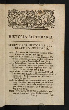 929-956, Scriptores Historiae Litterariae Universalis - Vitae Eruditorum Particulares