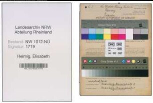Entnazifizierung Elisabeth Helmig , geb. 01.04.1894 (Landwirtin)