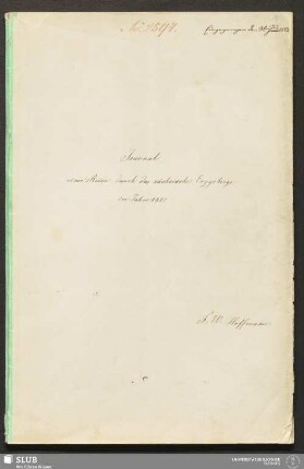 Journal einer Reise durch das sächsische Erzgebirge im Jahre 1852 - 18.7245 4.