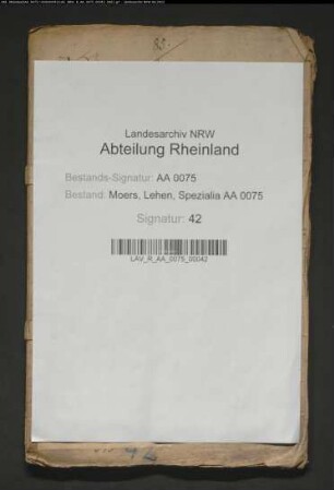 Nichtadlige Belehnung von 1012 Morgen bei Bliersheim bei Hochemmerich