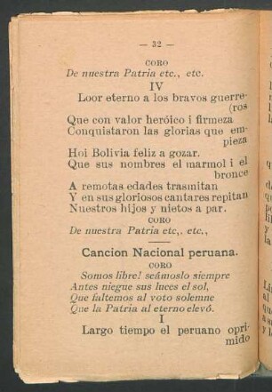Canción nacional peruana